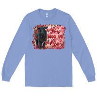 Colony Blue you moo ve  me black angus Long Sleeve Tee - RanaPortraitStore