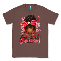 Chestnut one loved supervisor afro messy bun Classic Tee - texasbilliewilder