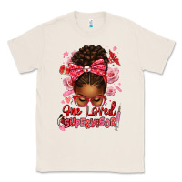 Natural one loved supervisor afro messy bun Classic Tee - texasbilliewilder