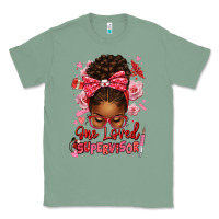 Sage one loved supervisor afro messy bun Classic Tee - texasbilliewilder