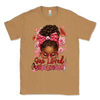 Toasted Coconut one loved supervisor afro messy bun Classic Tee - texasbilliewilder