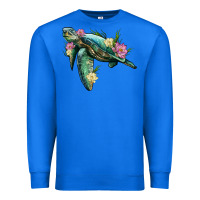 True Royal sea turtle with lotus Premium Sweatshirt - Artiststas