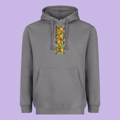 Pumpkin Fall Heavyweight Hoodie Designed By Bundleandbundleshop