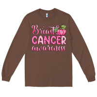 Chestnut breast cancer awareness Long Sleeve Tee - Zillion Design Studio