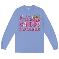 Colony Blue breast cancer awareness Long Sleeve Tee - Zillion Design Studio