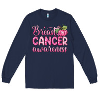 Navy breast cancer awareness Long Sleeve Tee - Zillion Design Studio