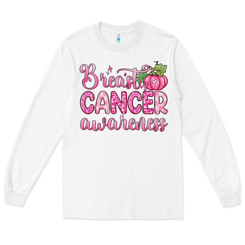 Breast Cancer Awareness Long Sleeve Tee by Zillion Design Studio | Teevron