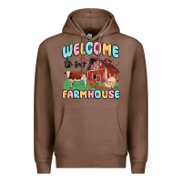 Chestnut welcome to our farmhouse Premium Hoodie - MaliasSmallBusiness