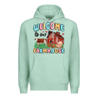 Seafoam welcome to our farmhouse Premium Hoodie - MaliasSmallBusiness