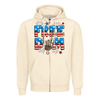 Sandshell Freedom rock hand Zipper Hoodie - Neo Western