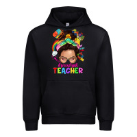 Black preschool teacher Urban Hoodie - NancyCooperArtShop