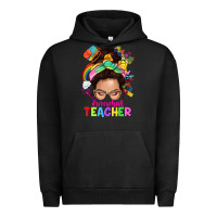 Pigment Black preschool teacher Urban Hoodie - NancyCooperArtShop