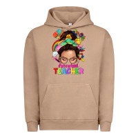 Pigment Burro preschool teacher Urban Hoodie - NancyCooperArtShop