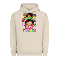 Pigment French Oak preschool teacher Urban Hoodie - NancyCooperArtShop