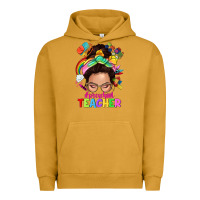 Pigment Peanut Butter preschool teacher Urban Hoodie - NancyCooperArtShop