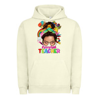 Pigment Pistachio preschool teacher Urban Hoodie - NancyCooperArtShop