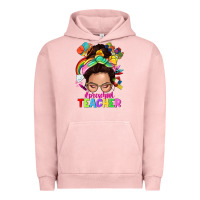 Pigment Salmon preschool teacher Urban Hoodie - NancyCooperArtShop