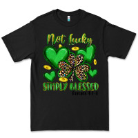 Black not lucky simply blessed Premium Tee - Artiststas