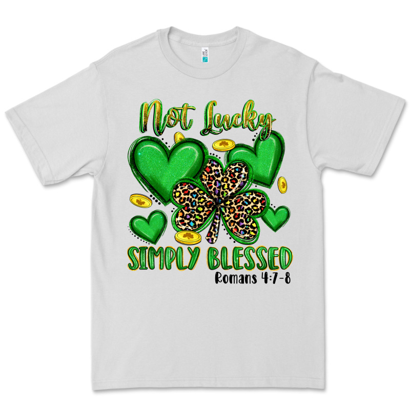 Not Lucky Simply Blessed Premium Tee by Artiststas | Teevron
