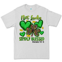 Dove Grey not lucky simply blessed Premium Tee - Artiststas