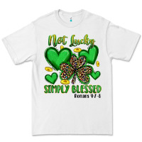 White not lucky simply blessed Premium Tee - Artiststas