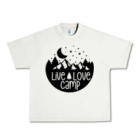 Pistachio Live Love Camp Urban Heavy Tee - Unal Design
