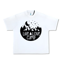 White Live Love Camp Urban Heavy Tee - Unal Design
