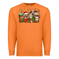 Carrot christmas cows coffee Premium Sweatshirt - Jasminsmagicworld