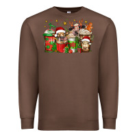 Chestnut christmas cows coffee Premium Sweatshirt - Jasminsmagicworld
