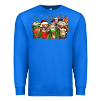 True Royal christmas cows coffee Premium Sweatshirt - Jasminsmagicworld