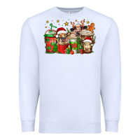 White christmas cows coffee Premium Sweatshirt - Jasminsmagicworld