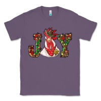 Lavender christmas joy with rooster Classic Tee - RanaPortraitStore