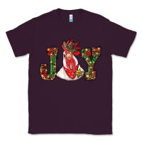 Plum christmas joy with rooster Classic Tee - RanaPortraitStore