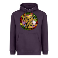 Plum christmas happy new year Heavyweight Hoodie - Artiststas