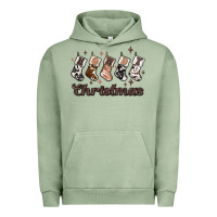 Pigment Oil Green howdy christmas Urban Hoodie - MaliasSmallBusiness