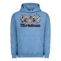 Pigment Pebble Blue howdy christmas Urban Hoodie - MaliasSmallBusiness