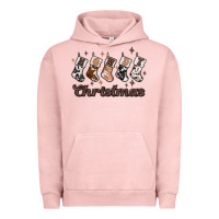 Pigment Salmon howdy christmas Urban Hoodie - MaliasSmallBusiness
