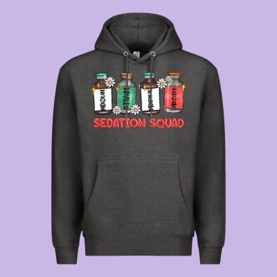Sedation Squad Premium Hoodie Designed By Maliassmallbusiness