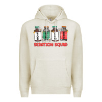 Oatmeal Heather sedation squad Premium Hoodie - MaliasSmallBusiness
