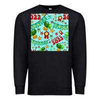 Black class of 2022 graduation seamless pattern Premium Sweatshirt - BundleAndBundleShop