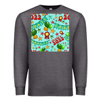 Charcoal Heather class of 2022 graduation seamless pattern Premium Sweatshirt - BundleAndBundleShop