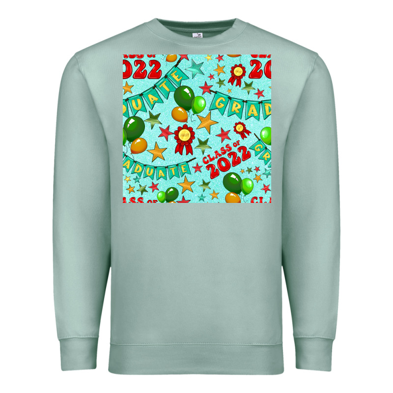 Class Of 2022 Graduation Seamless Pattern Premium Sweatshirt by BundleAndBundleShop | Teevron