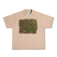 Burro leopard with green glitter Urban Heavy Tee - Artiststas