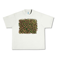 Pistachio leopard with green glitter Urban Heavy Tee - Artiststas