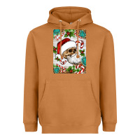 Meerkat Christmas hippie skeleton santa Heavyweight Hoodie - Artiststas