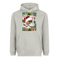 Moon Dust Christmas hippie skeleton santa Heavyweight Hoodie - Artiststas