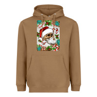 Toasted Coconut Christmas hippie skeleton santa Heavyweight Hoodie - Artiststas