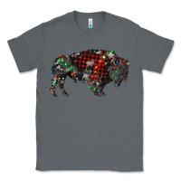 Charcoal Heather christmas bison Classic Tee - RanaPortraitStore