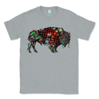 Heather Grey christmas bison Classic Tee - RanaPortraitStore