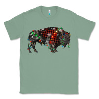 Sage christmas bison Classic Tee - RanaPortraitStore